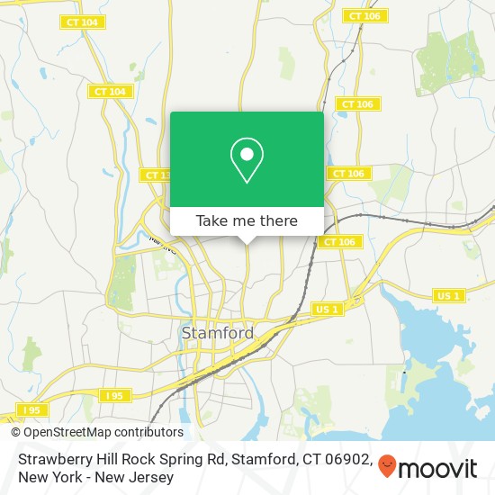 Strawberry Hill Rock Spring Rd, Stamford, CT 06902 map