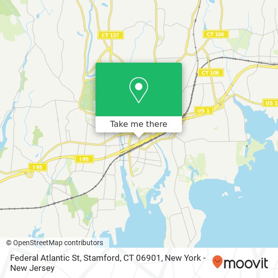 Federal Atlantic St, Stamford, CT 06901 map