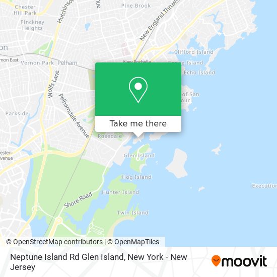 Mapa de Neptune Island Rd Glen Island