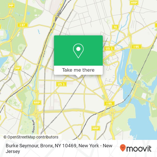 Burke Seymour, Bronx, NY 10469 map