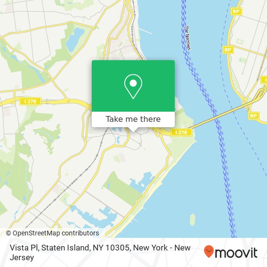 Vista Pl, Staten Island, NY 10305 map