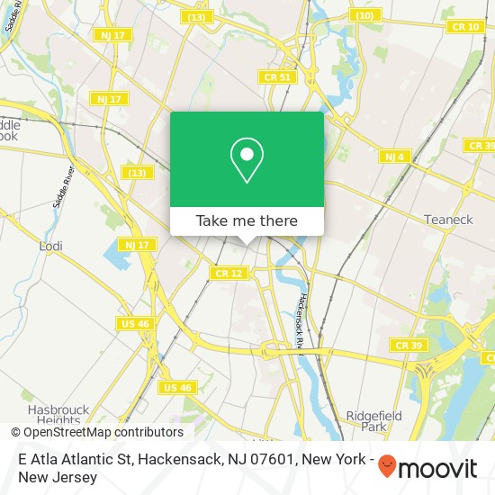 E Atla Atlantic St, Hackensack, NJ 07601 map