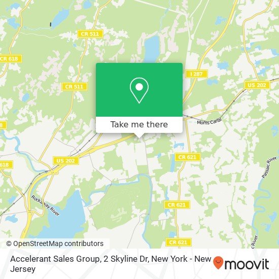 Mapa de Accelerant Sales Group, 2 Skyline Dr