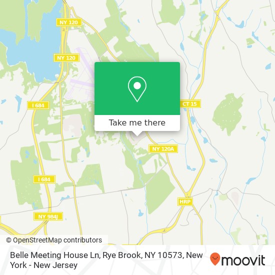 Belle Meeting House Ln, Rye Brook, NY 10573 map