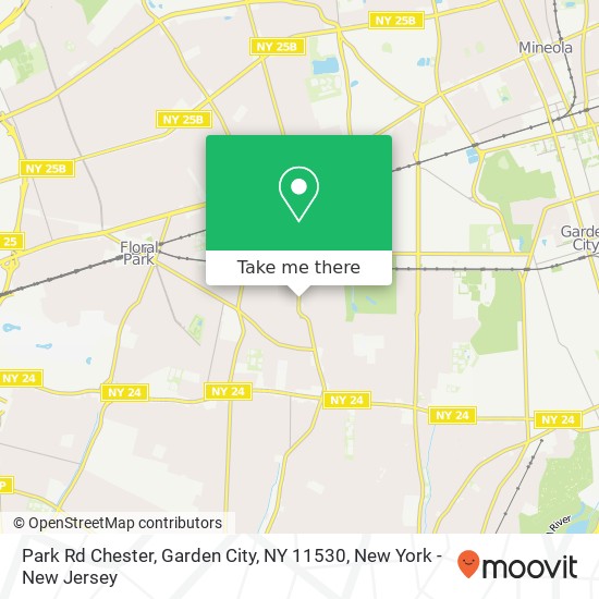 Park Rd Chester, Garden City, NY 11530 map
