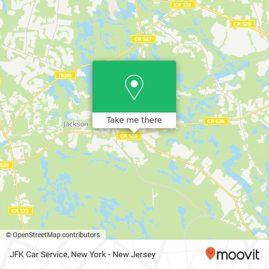 JFK Car Service map