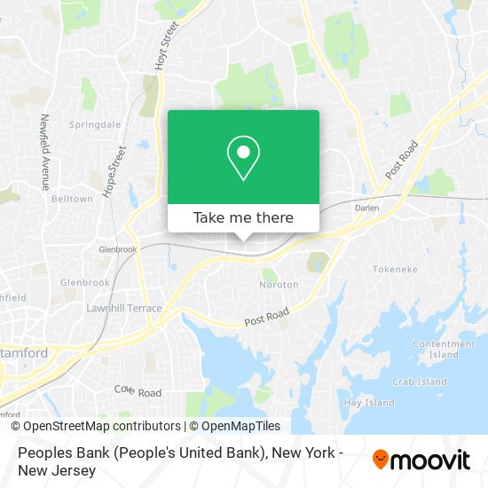 Peoples Bank (People's United Bank) map