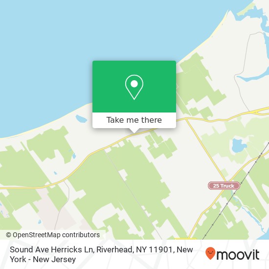 Mapa de Sound Ave Herricks Ln, Riverhead, NY 11901