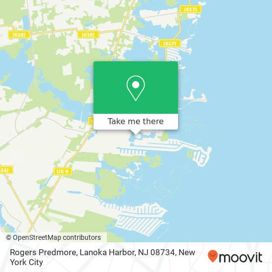 Rogers Predmore, Lanoka Harbor, NJ 08734 map