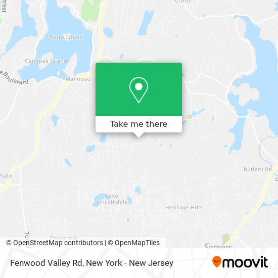 Mapa de Fenwood Valley Rd