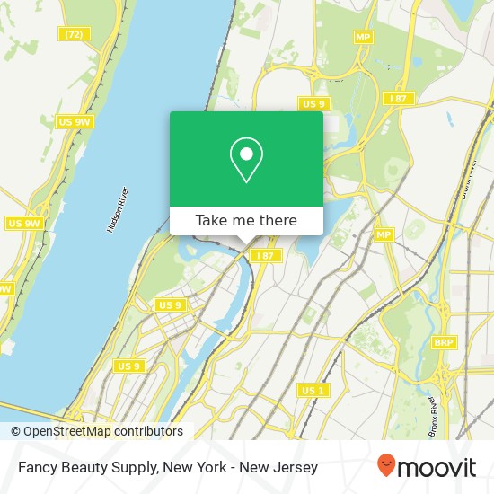 Mapa de Fancy Beauty Supply