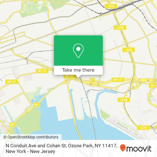 N Conduit Ave and Cohan St, Ozone Park, NY 11417 map