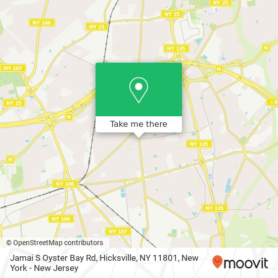 Jamai S Oyster Bay Rd, Hicksville, NY 11801 map