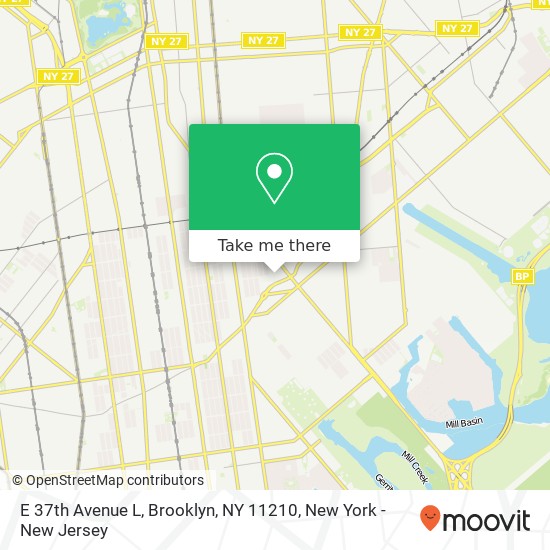 E 37th Avenue L, Brooklyn, NY 11210 map