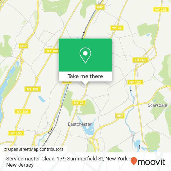 Mapa de Servicemaster Clean, 179 Summerfield St