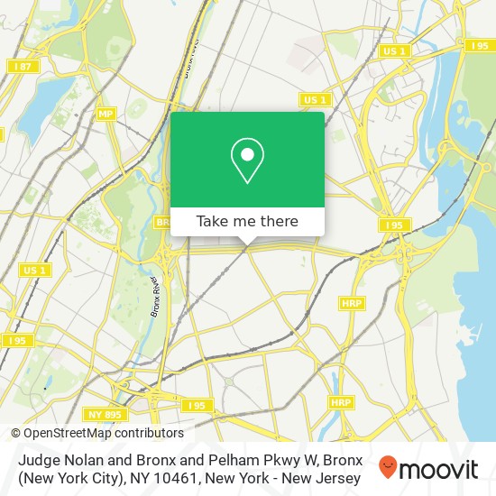 Judge Nolan and Bronx and Pelham Pkwy W, Bronx (New York City), NY 10461 map