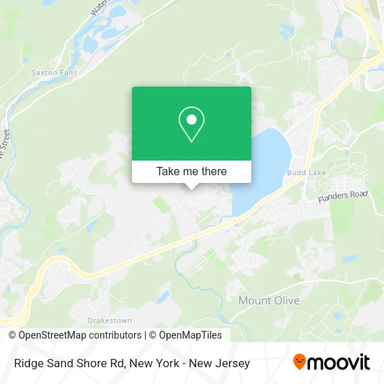 Ridge Sand Shore Rd, Budd Lake, NJ 07828 map