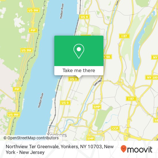 Mapa de Northview Ter Greenvale, Yonkers, NY 10703