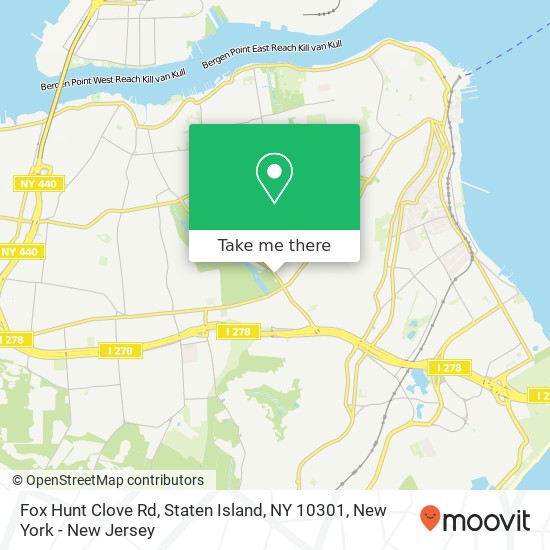 Fox Hunt Clove Rd, Staten Island, NY 10301 map