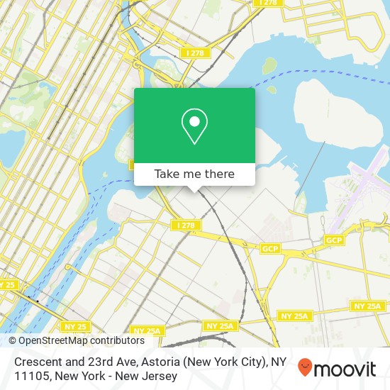 Crescent and 23rd Ave, Astoria (New York City), NY 11105 map