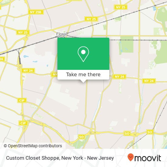 Mapa de Custom Closet Shoppe