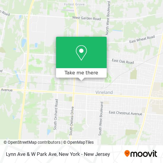 Mapa de Lynn Ave & W Park Ave