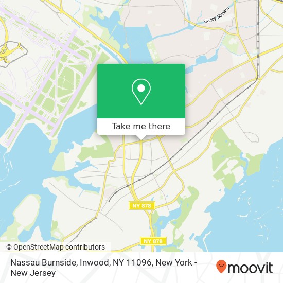 Nassau Burnside, Inwood, NY 11096 map