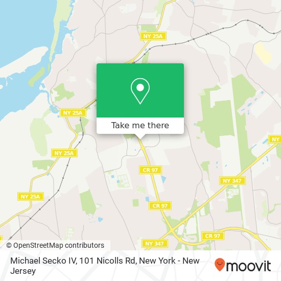 Mapa de Michael Secko IV, 101 Nicolls Rd