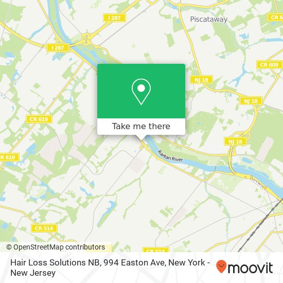 Hair Loss Solutions NB, 994 Easton Ave map