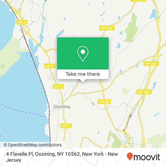 Mapa de 4 Flavelle Pl, Ossining, NY 10562