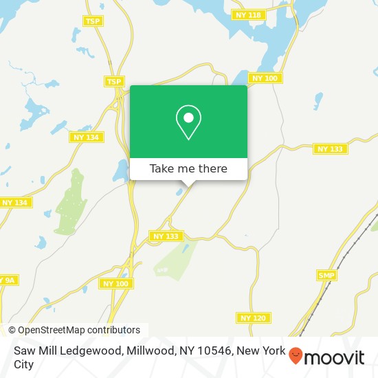 Saw Mill Ledgewood, Millwood, NY 10546 map