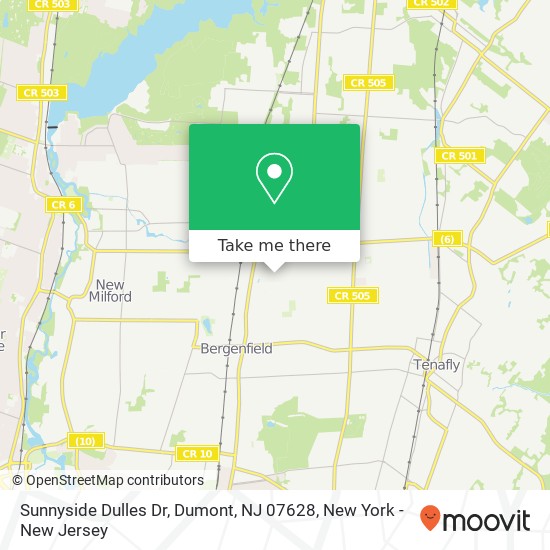 Sunnyside Dulles Dr, Dumont, NJ 07628 map