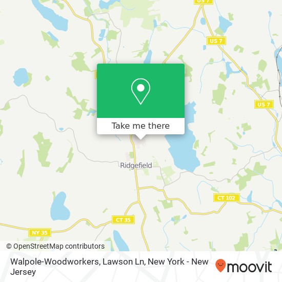 Walpole-Woodworkers, Lawson Ln map