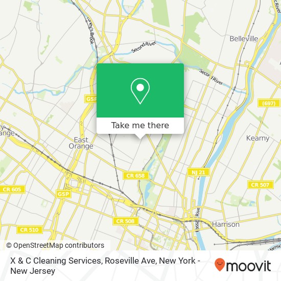 Mapa de X & C Cleaning Services, Roseville Ave