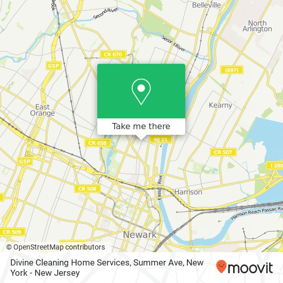 Mapa de Divine Cleaning Home Services, Summer Ave