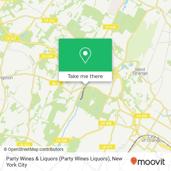 Mapa de Party Wines & Liquors