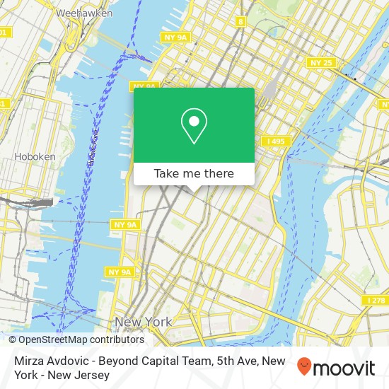 Mapa de Mirza Avdovic - Beyond Capital Team, 5th Ave