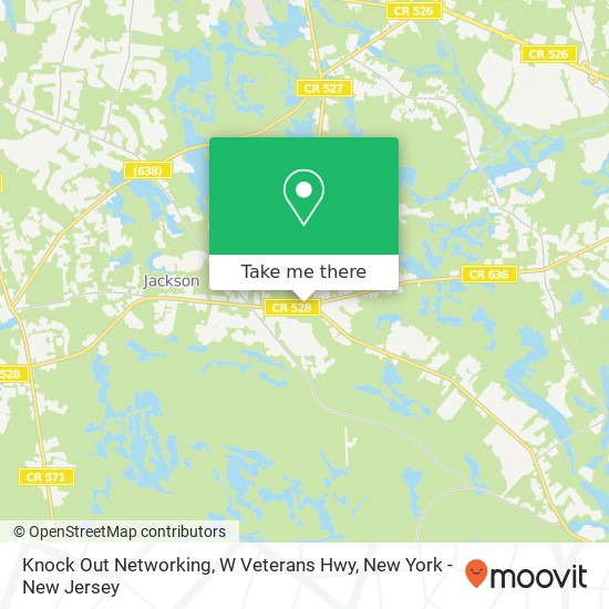 Mapa de Knock Out Networking, W Veterans Hwy