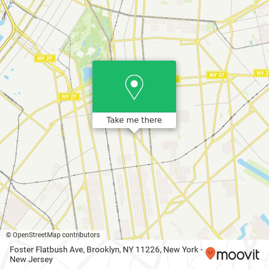 Mapa de Foster Flatbush Ave, Brooklyn, NY 11226