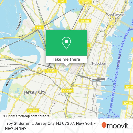 Troy St Summit, Jersey City, NJ 07307 map