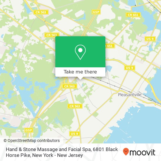 Hand & Stone Massage and Facial Spa, 6801 Black Horse Pike map