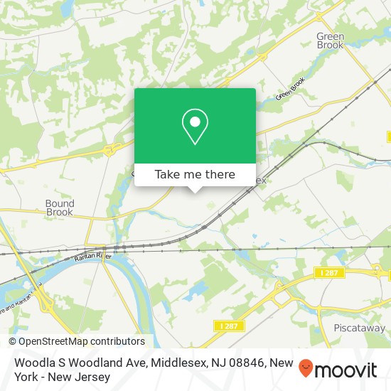 Woodla S Woodland Ave, Middlesex, NJ 08846 map