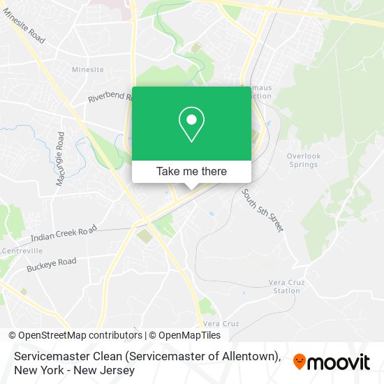 Mapa de Servicemaster Clean (Servicemaster of Allentown)