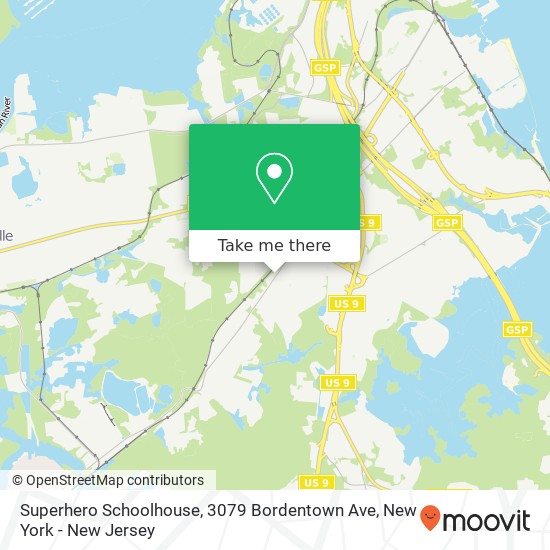 Superhero Schoolhouse, 3079 Bordentown Ave map