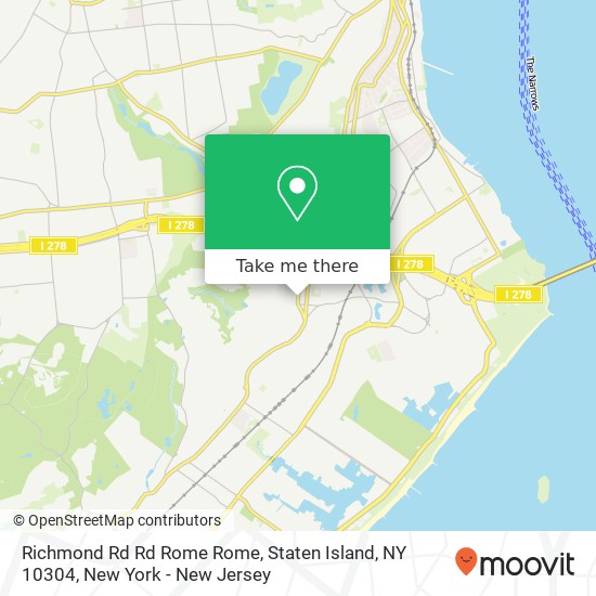 Richmond Rd Rd Rome Rome, Staten Island, NY 10304 map