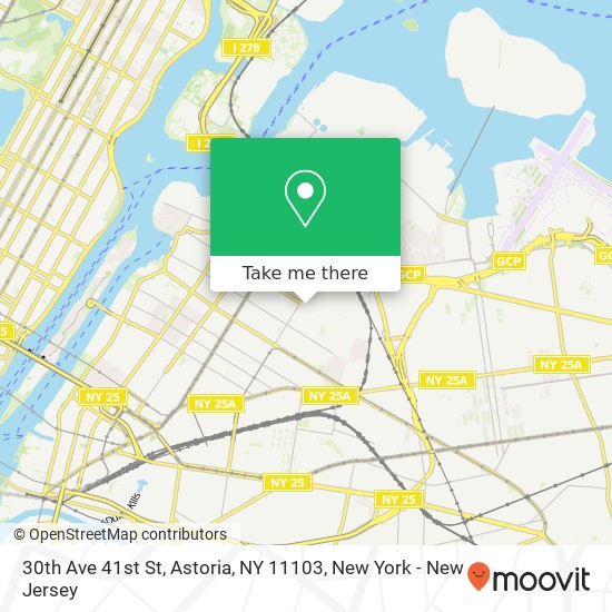 30th Ave 41st St, Astoria, NY 11103 map