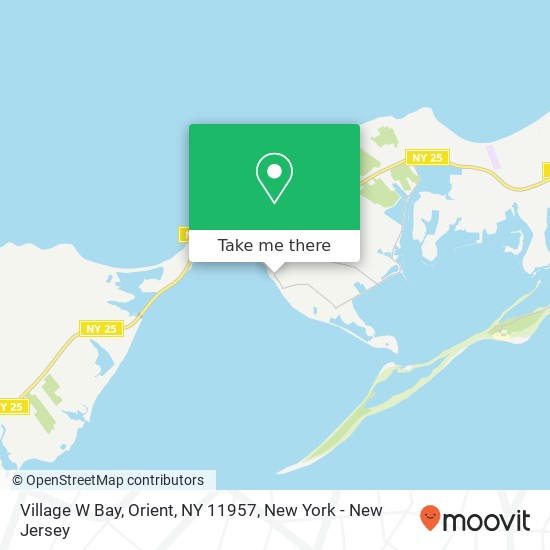 Village W Bay, Orient, NY 11957 map