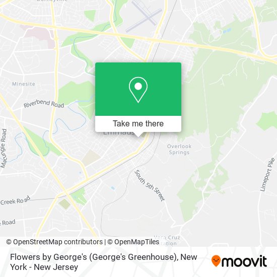 Mapa de Flowers by George's (George's Greenhouse)