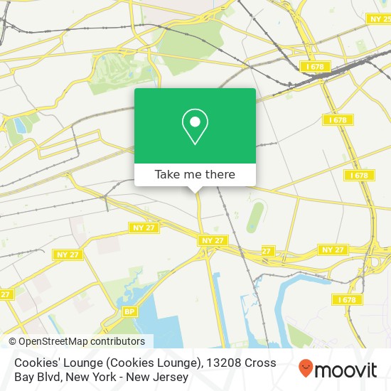 Mapa de Cookies' Lounge (Cookies Lounge), 13208 Cross Bay Blvd