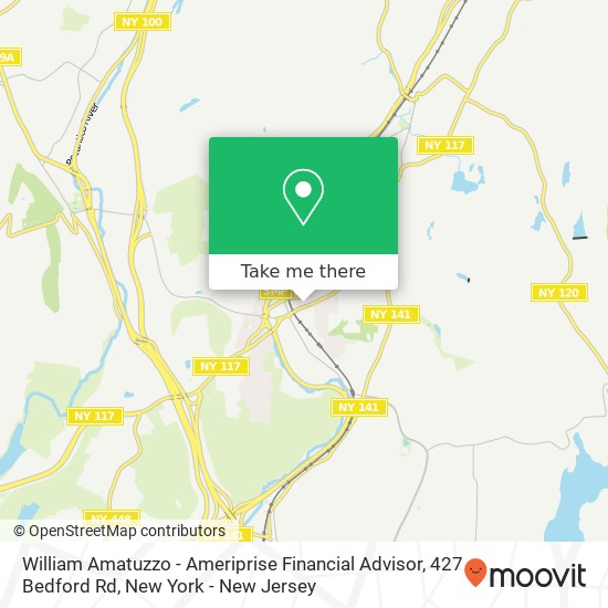 William Amatuzzo - Ameriprise Financial Advisor, 427 Bedford Rd map